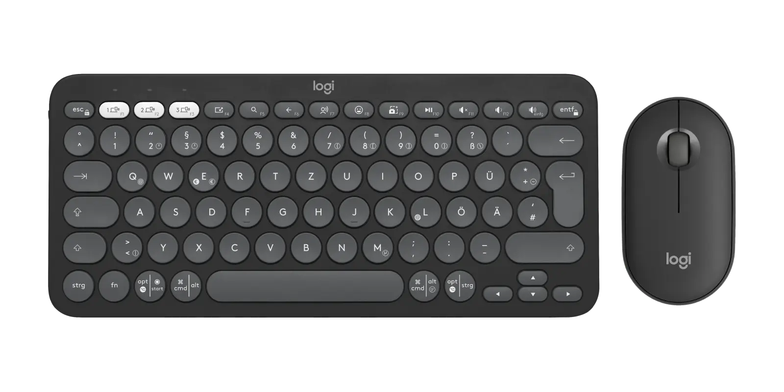 Logitech Pebble 2 Keyboard and Mouse Combo Black