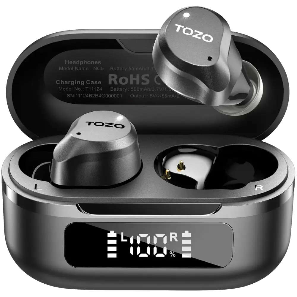 TOZO NC9 Wireless Earbuds Active Noise Cancelling
